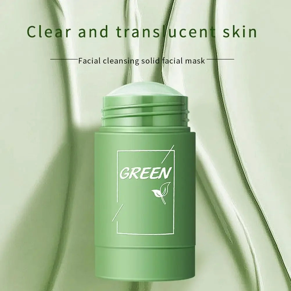 Masque solide au thé vert et à l'aubergine