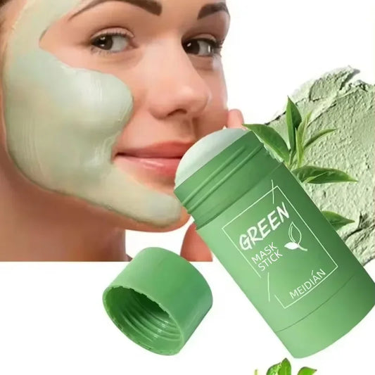 Masque solide au thé vert et à l'aubergine
